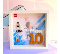 Cornice Display Mundial Frame adatta per Set Lego #43011 Lionel Messi 10