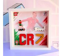 Cornice Display Mundial Frame adatta per Set Lego #43012 Cristiano Ronaldo CR7