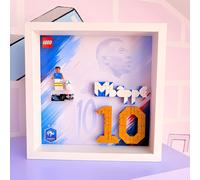 Cornice Display Mundial Frame adatta per Set Lego #43013 Kylian Mbappe 10