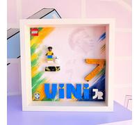 Cornice Display Mundial Frame adatta per Set Lego #43027 Vinicius Jr