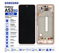Cornice display Super AMOLED originale Samsung Galaxy A53 5G A536B rosa