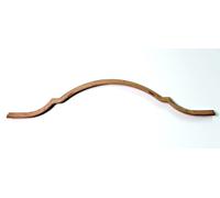 CORNICE DOPPIA CURVA SAGOMA "A" SAGOMA ESTERNA NOCE LEGNARREDO TUCCI