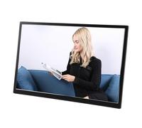 Cornice Elettrica For Foto Nera 1080P Multifunzionale 17 Pollici Cornice Digitale Ultra Sottile Con Staffa Telecomando For La Famiglia Condividi facile