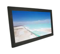 Cornice Elettronica, Cornice Digitale HD 100-240 V Anteprima Immagine 21,5 Pollici Supporto Schermo IPS USB con Telecomando per la pubblicità (Spina europea)