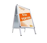 CORNICE ESPOSITIVA CAVALLETTO PUBBLICITARIO 70x100 ESPOSITORE DOPPIO LATO