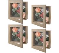 Cornice espositiva Golden State Art 8x8 Shadow Box, profondit 2 pollici, ideale per collage, collezioni e ricordi, 6 spille incluse (confezione