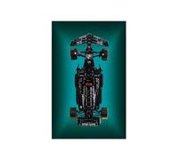 Cornice espositiva per Lego Technic Mercedes-AMG F1 W14 E Performance Set, Pannello da 80x50 cm per Lego 42171 Auto, Supporto da parete (senza modello) (A)