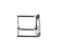 Cornice faro anteriore sinistro per jeep cherokee 1991 al 1996 nero e cromato