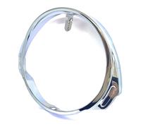 Cornice faro cromata in ferro per Piaggio Vespa PX 125 150 con freno a disco