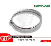Cornice faro ghiera cromata in ferro Vespa 50 L R N sim. 151731