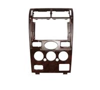 cornice fascia radio stereo Per F&ord Per Mondeo Mk3 2001 2002-2003 Grande Schermo Cruscotto Pannello Telaio Fascia 2 DIN 9 Pollici Auto Telaio Cavo(Telaio in mogano)