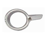 Compatibile con Peugeot 208 02.2012>12.2014 Cornice Fendinebbia Sx Cromata Scura