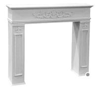 CORNICE FINTO CAMINO CAMINETTO LEGNO DECORATIVA CLASSICO MODERNO 11023h94 cm