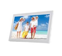 Cornice For Foto Digitale Con Schermo Touch IPS Da 15,6 Pollici Integrato WiFi Da 32 GB Cornice Digitale 1920 * 1080 Sensore Di Movimento APP For Cornice Digitale Condividi facile(15.6inch-White)