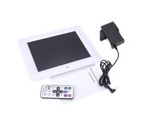 Cornice For Foto Digitale Da 8 Pollici Album TFT Schermo LCD Cornice Digitale Orologio MP3 MP4 Funzione Lettore Film Con Telecomando Condividi facile(WHITE)