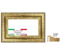 Cornice foto Argento vecchio in legno per stampe,poster,attestati Spess. cm 4