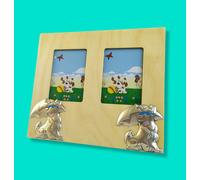 Cornice Foto In Argento E Legno 6x8 Cm L'una per Bambini