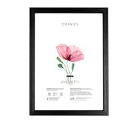 Cornice foto legno Nera, per stampe, pergamene diplomi, poster, quadri moderni