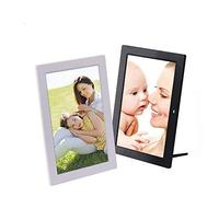 Cornice fotografica digitale, 12 pollici 1280 volte; 800 Lettore foto/musica/video Full IPS ad alta risoluzione, supporto display per macchina pubblicitaria a parete On/Off automatico, regalo