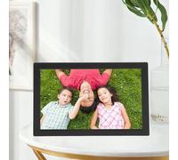 Cornice Fotografica Digitale, Anteprima Immagine Montata a Parete, Schermo LCD 16:10 da 17, Effetti Diapositive Multiple, Cornice Digitale Grande con Telecomando per la Casa