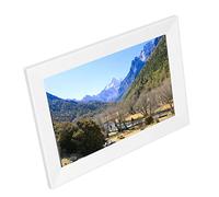 Cornice fotografica digitale, Cornice portafoto elettronica multifunzione 100-240V 10,1 pollici con rotazione automatica per la pubblicità