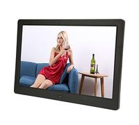 Cornice Fotografica Digitale da 13 Pollici con Schermo LED ad Ampio Angolo di Visione di 180°, Anteprima Dell'immagine e Telecomando, Supporta Scheda Sd da 128 GB, con Telecomando(Unione Europea)