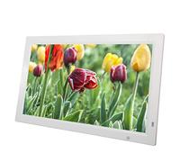 Cornice Fotografica Digitale da 21, 5 Pollici, Display IPS 16:9 Multifunzione Cornice Elettronica HD 1920X1080, Anteprima Immagine Telecomando con Sensore Corporeo per Amici e Familiari(UE)