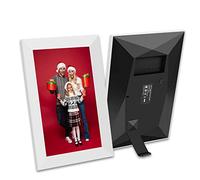 Cornice fotografica digitale intelligente da 10 pollici, regola automaticamente la direzione del display, viene fornita con un lettore video ed è estremamente pratica