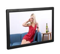 Cornice Fotografica Elettronica, Cornice Digitale Multifunzione IPS 1080P HD da 27 Pollici con Telecomando per Ufficio (Spina europea)