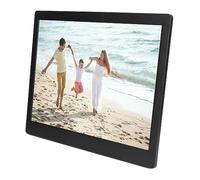 Cornice Fotografica Elettronica, Musica di Sottofondo Plug and Play, Schermo LCD 4:3, Cornice Digitale da 16 Pollici, qualità 'immagine HD per la Camera da Letto (Spina europea)