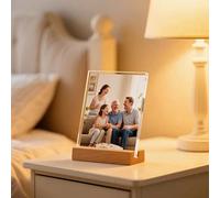 Cornice fotografica in acrilico 2D personalizzabile con supporto espositivo, cornice fotografica personalizzata per fidanzamento, regalo perfetto per sposi, fidanzamento o famiglia/amici Adesivi decor
