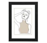 Cornice fotografica in legno ""Copenaghen"", nero, 20 x 30 cm