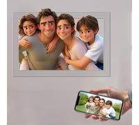 Cornice Fotografica in Personalizzata In Stile Cartoon 3d Caricatura Personalizzata Regalo di Coppia Matrimonio Regalo di Compleanno Famiglia Regalo di Anniversario Decorazione da Parete (rectangle)