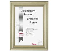 Cornice fotografica in plastica ""Lobby"", oro, 21 x 29,7 cm