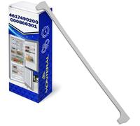 Cornice Frontale per Vetro Frigorifero Ripiano 450 x 50 x 9 mm con Codice Originale 4617490200 4812260100 per Beko Frigo C00866301 per Whirlpool per Indesit - Garanzia di 10 Anni - MONTERAL