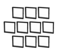 Cornice galleggiante 3D | Vetrina badge | Espositore di monete incorniciato galleggiante per monete antiche sfide, medaglie, gioielli, conchiglie, pietre preziose, esemplare, pannocchia