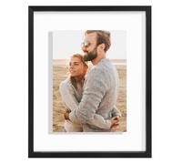 Cornice galleggiante Americanflat in alluminio 8x10 con vetro infrangibile - Utilizzabile come cornice 8x10 o 5x7 - Collezione Signature Float -