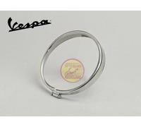 Cornice ghiera cromata faro tondo luce anteriore per Piaggio Vespa 50 L N R S