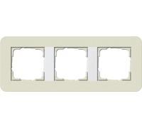 Cornice GIRA 0213417 3 volte E3 sabbia/bianco puro. Colore del prodotto Beige Bianco Compatibilità marca GIRA Tipo di superfic