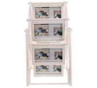 Cornice girevole con ruota panoramica, da tavolo, vintage, per 16 foto, decorazione per la casa