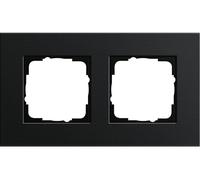 CORNICE GIRO di copertura Gira 2 posti alluminio nero 0212126