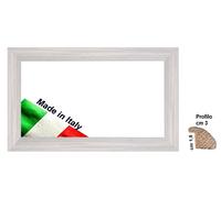 Cornice grigia chiara in legno da cm.3 con sfumature per stampe,diplomi,poster