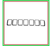 Cornice Griglia Radiatore Nera Lucida-(7 Pz) Jeep Grand Cherokee (Wk)-(Anno 2017