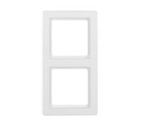 CORNICE HAGER Berker polar bianco, 2 posti 10126089