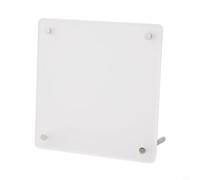 Cornice in acrilico per CD e fototessere, con copertura protettiva antipolvere, adatta per organizzare e mostrare foto e dischi (2 CD + 2 carte piccole (1 CD + 4 piccole carte (22 x 30 cm)