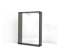 Cornice in acrilico per foto, 15 x 20 cm, fornisce una protezione trasparente e un design colorato per completare l'arredamento della casa o dell'ufficio (grigio di alta qualità)