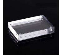 Cornice in acrilico trasparente con base magnetica, perfetta per esporre i tuoi ricordi migliori (12,7 x 17,8 cm)