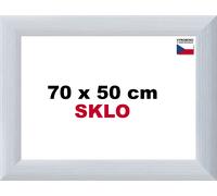 Cornice in alluminio argento per puzzle