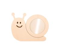 Cornice in legno - Artmio - Lumaca - 20 x 15 cm - Beige - Decorazione per bambini