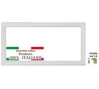 Cornice in legno bianca per foto, diplomi,stampe Misura cm. 29,7x42 Foglio A3